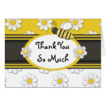 Yellow Daisy Thank You Greeting Card