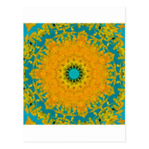 Yellow Dandelion Bits Nov 2012 Postcard