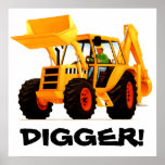 Yellow Digger Posters