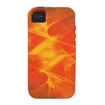 Yellow Digital Art Beautiful Design Style Fashion Case-Mate iPhone 4 Cases