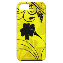 Yellow Digital Art Beautiful Design Style Fashion iPhone 5 Cases