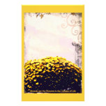 Yellow Floral Friendship Stationery