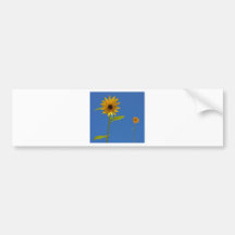 Yellow Flower Bumper Sticker