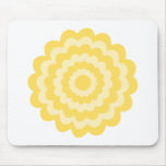 Yellow flower. mouse pads