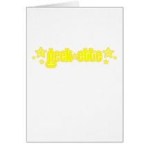 Yellow Geekette Card