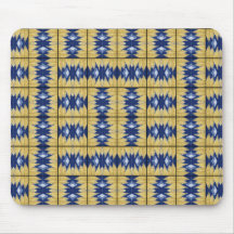 Yellow Grass Grid Mouse Pads