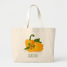 Yellow Green Grocery Bags