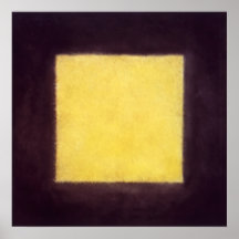 yellow hair print