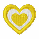 Yellow Heart Embroidered Shirt