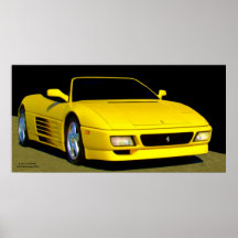 YELLOW ITALIAN STALLION POSTER