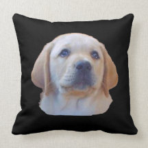 Yellow Lab Puppy Pillow
