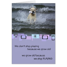 Yellow Labrador Retriever Birthday Greeting Card