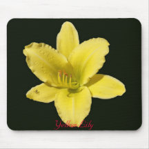 Yellow Lily Mousepads