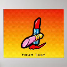 Yellow Orange Cosmetics Poster