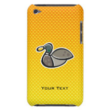 Yellow Orange Duck Barely There iPod Covers