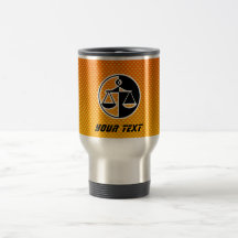 Yellow Orange Justice Scales Mug