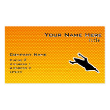 Yellow Orange Kayaking Business Card Template
