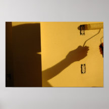 Yellow Paint Poster