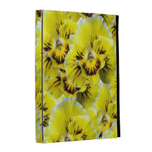 Yellow Pansies iPad Folio Case
