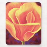 Yellow Poppy Flower Painting - Multi Mousepad