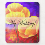 Yellow Poppy Flower Wedding Day - Multi Mouse Pads