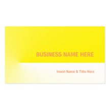 Yellow Pro Business Card Templates