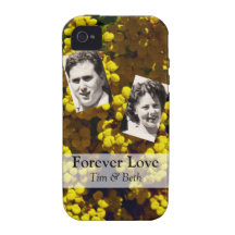 Yellow Purse Flowers iPhone 4 Covers