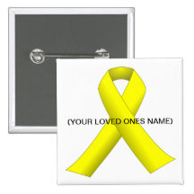 Yellow Ribbon (Your Loved One Name) Button