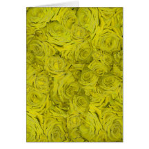 YELLOW ROSE GREETING CARD