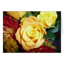 Yellow Rose greeting card