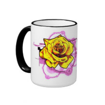 Yellow Rose Mug