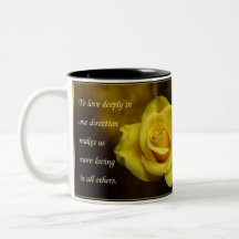 Yellow Rose Mugs