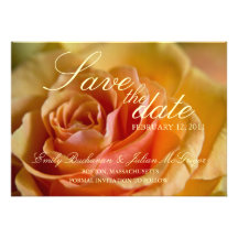 Yellow Rose • Save the Date Announcement