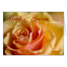 Yellow Rose • Save the Date Card