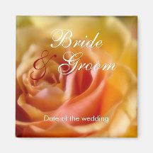 Yellow Rose • Save the Date Magnet