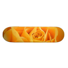 Yellow Rose Skate Board Deck