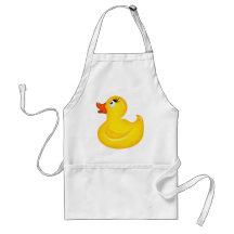 Yellow Rubber Duckies Apron