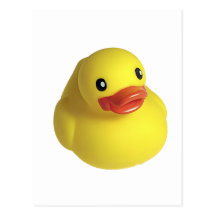 Yellow Rubber Ducky Postcards
