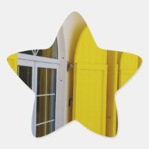 Yellow shutters stickers