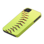 Yellow softball ball iPhone 4 cover