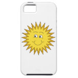 Yellow Summer Sun with a Happy Face. iPhone 5 Covers