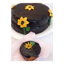 Yellow sunflower invitations