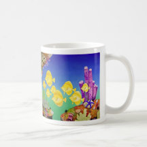 Yellow Tang School Mugs