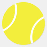 Yellow Tennis Ball Symbol Stickers