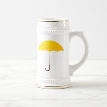 Yellow Umbrella Mugs