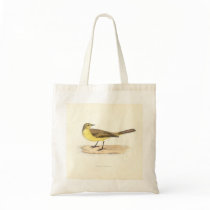 Yellow Wagtail Tote bags