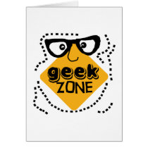 Yellow Warning Geek Zone cards