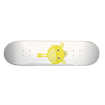 Yellow Winged Monster Skateboard