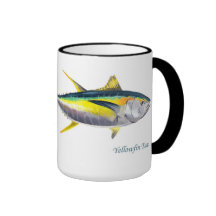Yellowfin tuna fish mug