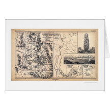 Yellowstone In German Poster 1871 Card